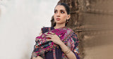 MARIA B - 3PC DHANAK EMBROIDERED SHIRT WITH TWILL PRINTED SHAWL AND TROUSER - HZG2060