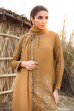 MARIA B - 3PC DHANAK EMBROIDERED SHIRT WITH DHANAK EMBROIDERED SHAWL AND TROUSER - HZG2056