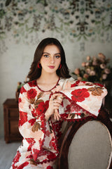 CHARIZMA - 3PC KARANDI PRINTED SHIRT WITH PRINTED DUPATTA AND TROUSER - HZG1859