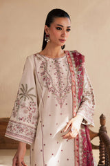 BATIK - 3PC LAWN EMBROIDERED SHIRT WITH MANAAR PRINTED DUPATTA AND TROUSER - HZG3099