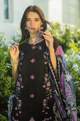 MUSHQ - 3PC LAWN EMBROIDERED SHIRT WITH CHIFFON PRINTED DUPATTA AND TROUSER - HZG2664