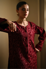 BATIK - 2PC DHANAK EMBROIDERED SHIRT WITH TROUSER - HZG2616