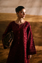 BATIK - 2PC DHANAK EMBROIDERED SHIRT WITH TROUSER - HZG2616