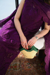 ZAIB - 3PC LAWN EMBROIDERED SHIRT WITH KHADDI NET DUPATTA AND TROUSER - HZG2826