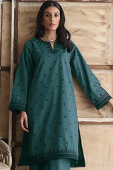 IMAGE - 2PC KHADDAR EMBROIDERED SHIRT WITH KHADDAR EMBROIDERED TROUSER - HZG1905