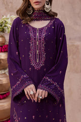 BATIK - 3PC LAWN EMBROIDERED SHIRT WITH CHIFFON EMBROIDERED DUPATTA AND TROUSER - HZG2894