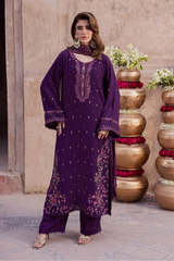 BATIK - 3PC LAWN EMBROIDERED SHIRT WITH CHIFFON EMBROIDERED DUPATTA AND TROUSER - HZG2894