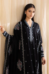 SAPPHIRE - 3PC LAWN EMBROIDERED SHIRT WITH CHIFFON EMBROIDERED DUPATTA AND TROUSER - HZG2065