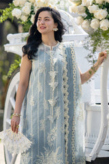 RANG RASIYA - 3PC LAWN EMBROIDERED SHIRT WITH MANAAR PRINTED DUPATTA AND TROUSER - HZG2964