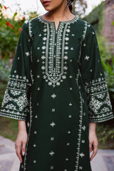 BATIK  - 2PC LAWN EMBROIDERED SHIRT AND EMBROIDERED TROUSER - HZG3019