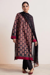 ZARA SHAH JAHAN - 3PC LAWN PRINTED SHIRT WITH CHIFFON PRINTED DUPATTA AND TROUSER - HZG1539