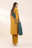 SAPPHIRE - 3PC DHANAK EMBROIDERED SHIRT WITH TWILL PRINTED SHAWL AND TROUSER - HZG1962