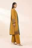 SAPPHIRE - 3PC DHANAK EMBROIDERED SHIRT WITH TWILL PRINTED SHAWL AND TROUSER - HZG1962