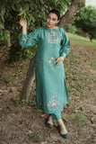 URGE - 2PC DHANAK EMBROIDERED SHIRT AND TROUSER - HZG2022