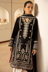 ZAHA - 3PC LAWN EMBROIDERED SHIRT WITH DIAMOND PRINTED DUPATTA AND TROUSER - HZG1708