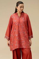 CROSS STITCH - 2PC DHANAK EMBROIDERED SHIRT AND TROUSER - HZG3109