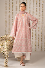 CROSS STITCH - 3PC LAWN EMBROIDERED SHIRT WITH CHIFFON DUPATTA AND TROUSER - HZG2250