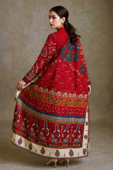 ZARA SHAH JAHAN - 3PC LAWN EMBROIDERED SHIRT WITH DIAMOND PRINTED DUPATTA AND TROUSER - HZG2728