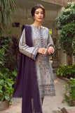 JAZMIN - 3PC LAWN EMBROIDERED SHIRT WITH CHIFFON EMBROIDERED DUPATTA AND TROUSER - HZG1134